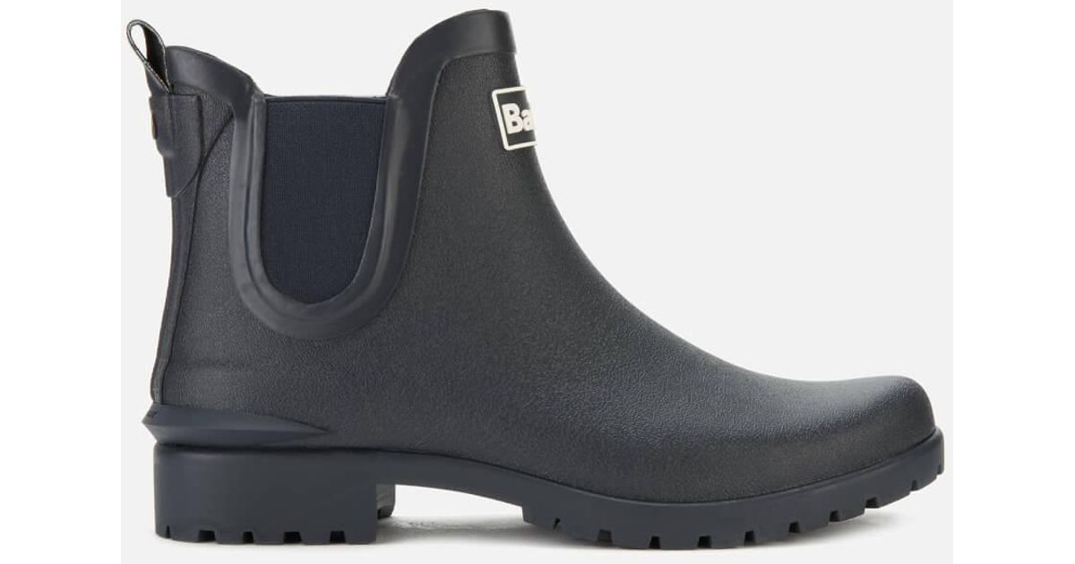 barbour shiny wellies