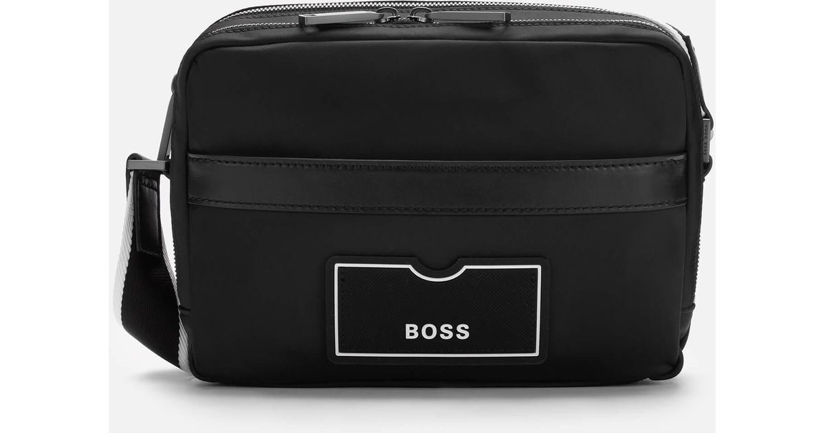 BOSS by HUGO BOSS Unwrapped Camera Bag in Black for Men | Lyst