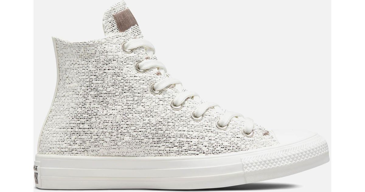 Converse Rubber Chuck Taylor All Star Wabi Sabi Hi-top Trainers in Silver ( Metallic) | Lyst Canada