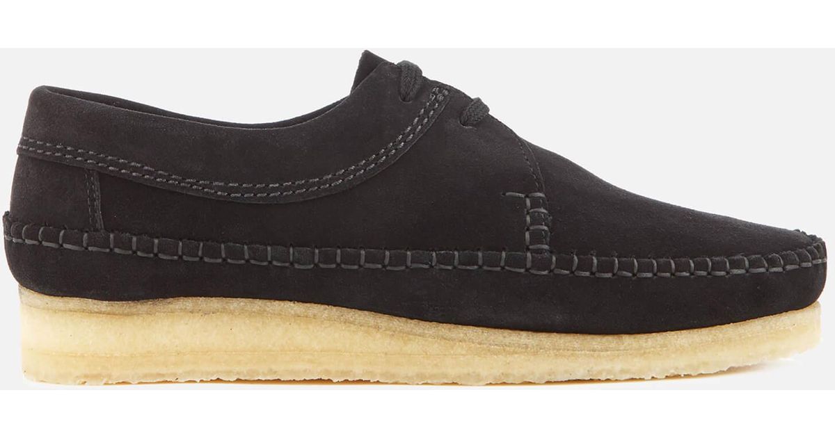 black clarks weaver