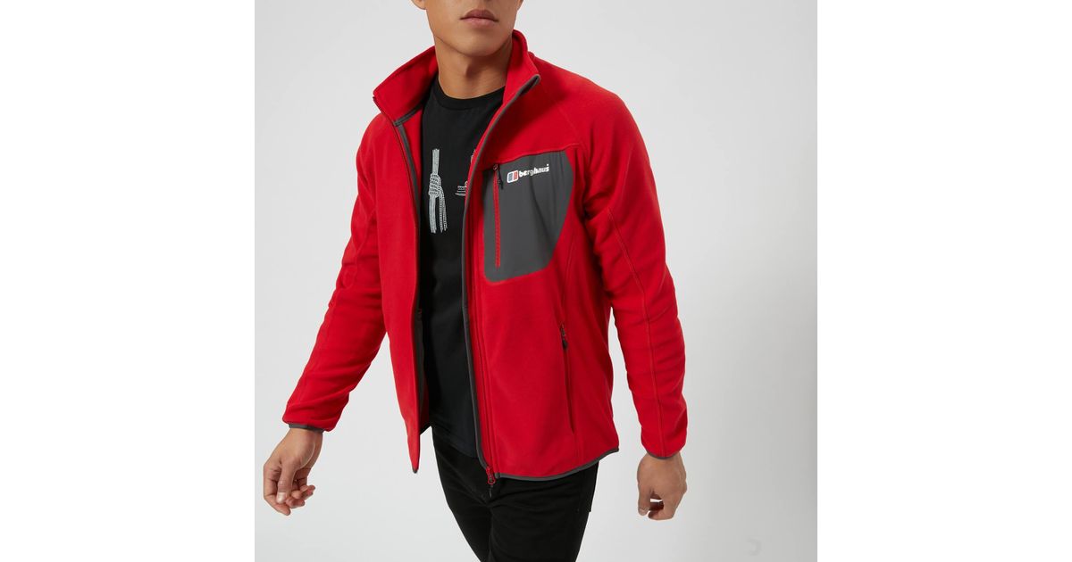 Berghaus Deception Fleece Jacket in Red for Men - Lyst