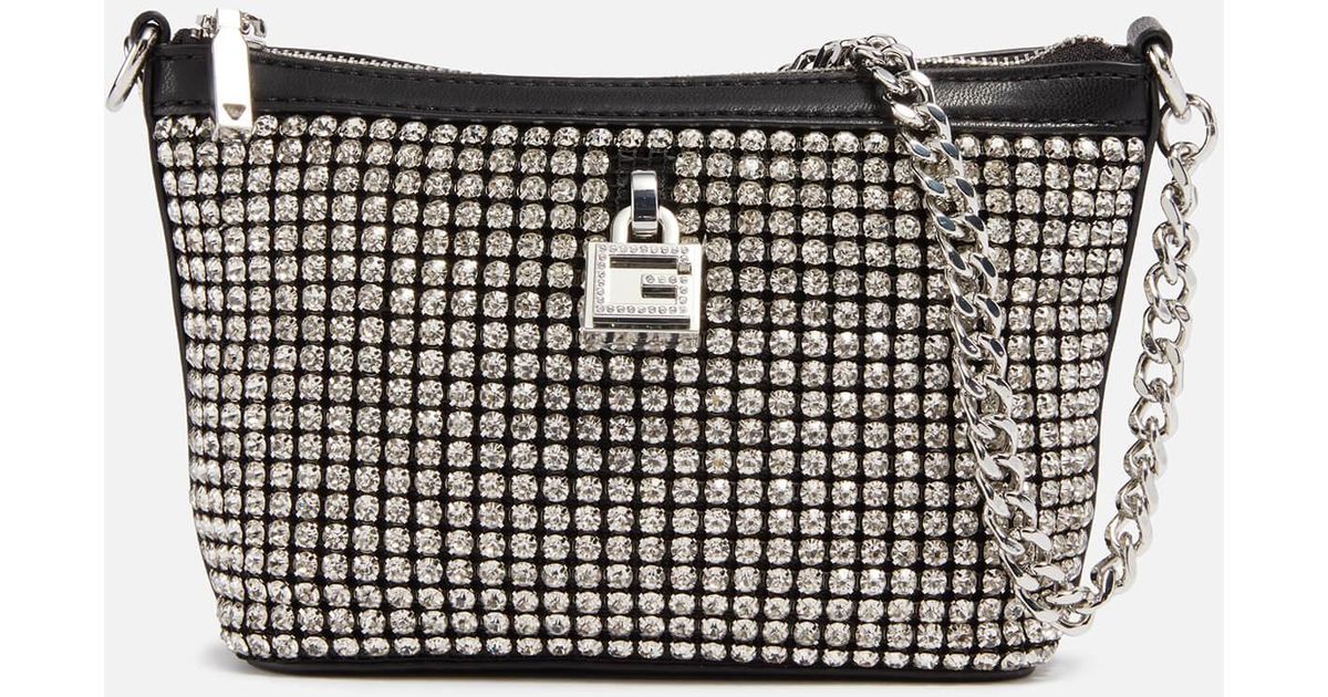 Guess Virtual Mini Bucket Bag in Black Lyst