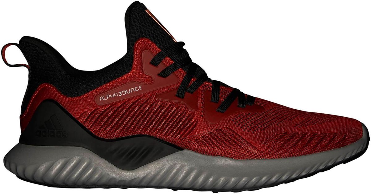 adidas alphabounce red black