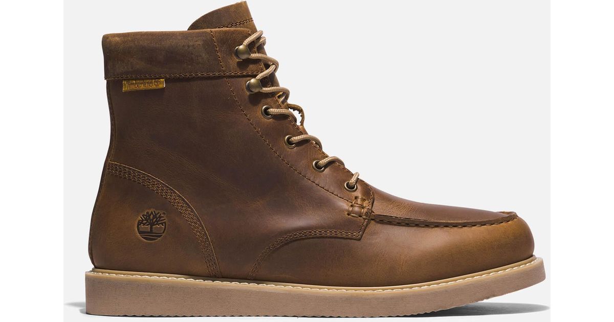 Timberland Newmarket Ii Leather Boots in Brown for Men | Lyst