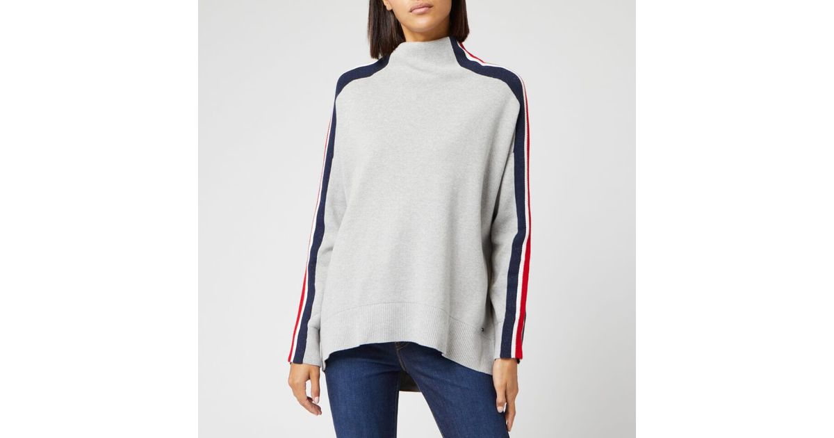 tommy hilfiger mock neck sweater