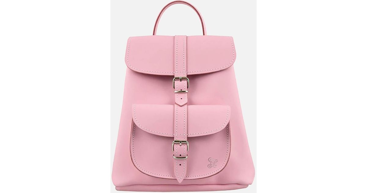 Grafea Leather Bubble Baby Backpack In Pink Lyst