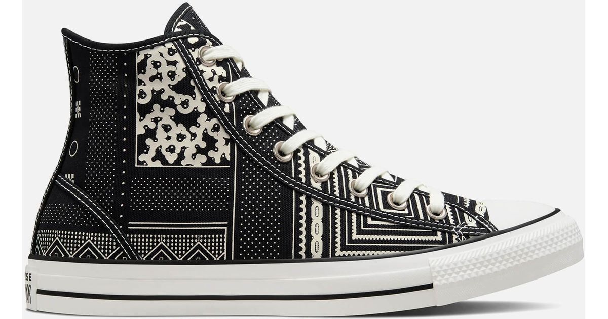 Converse Chuck Taylor All Star Geometric Patchwork Hi top Trainers
