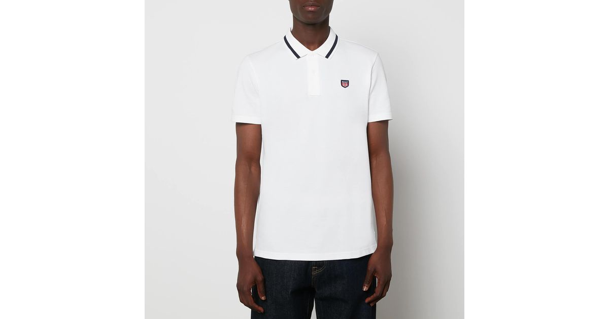 GANT Cotton Retro Shield Pique Polo 