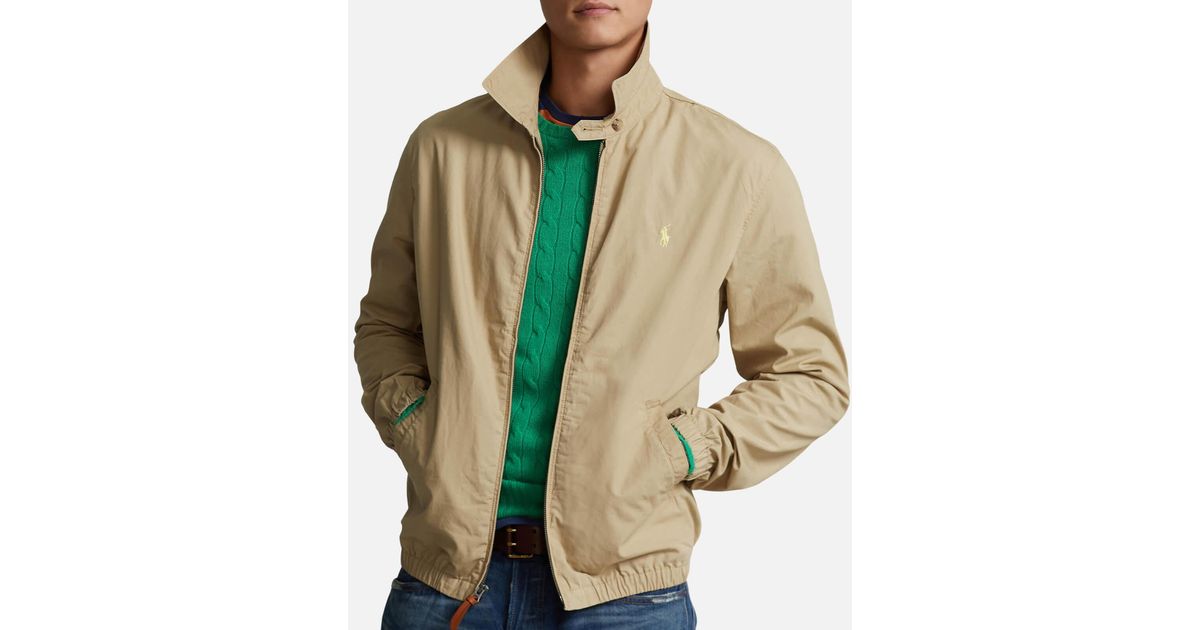 Polo Ralph Lauren Bayport Cottonpoplin Jacket in Green for Men Lyst