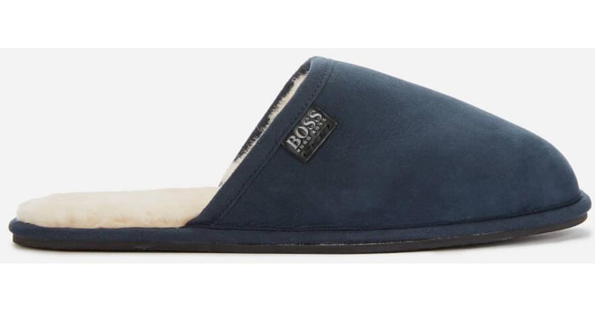 hugo boss mule slippers