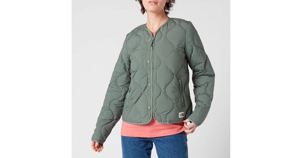 The North Face Synthetic M66 Down Jacket in Green | Lyst