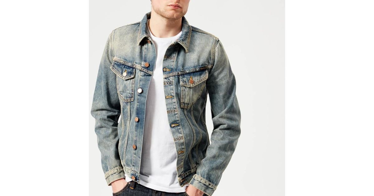 Nudie Jeans Billy Denim Jacket in Blue for Men | Lyst