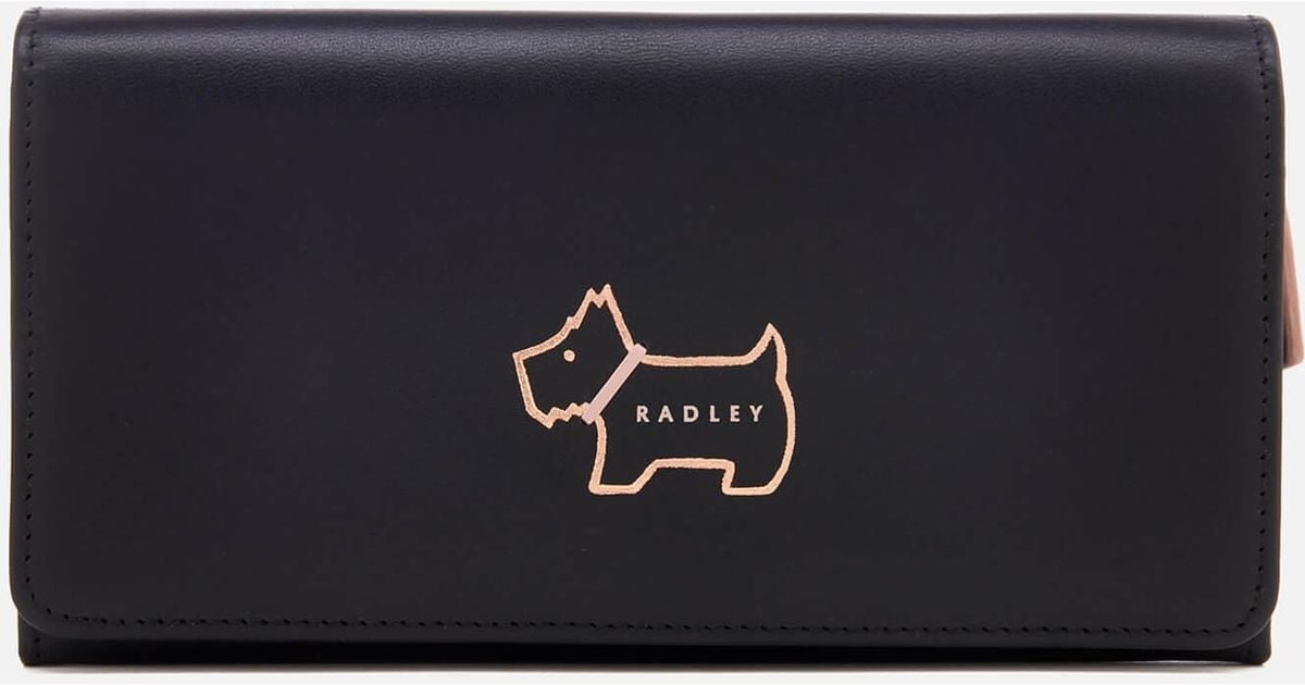 Radley Leather Heritage Dog Outline Large Flapover Matinee Purse Lyst Australia
