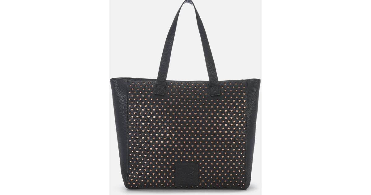 elaina star perforated tote bag