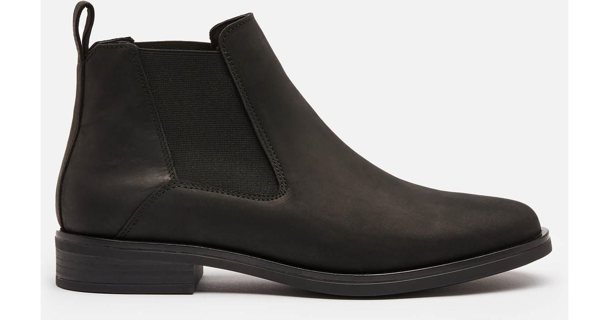 Clarks Memi Top Leather Chelsea Boots in Black Lyst