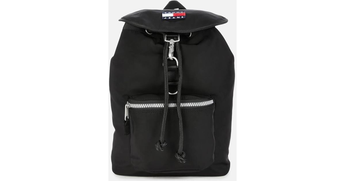 Tommy Hilfiger Denim Tjm Heritage Flap Backpack in Black for Men Lyst