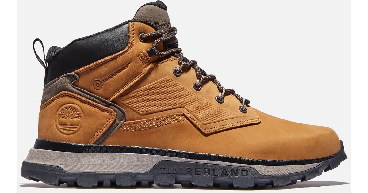 Timberland Treeline Mid Waterproof Leather Hiking Boots in Brown for Men |  Lyst