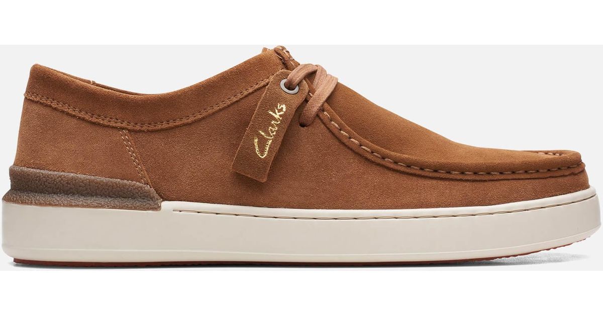 Clarks Court Lite Wally Suede Shoes in Brown for Men Lyst UK