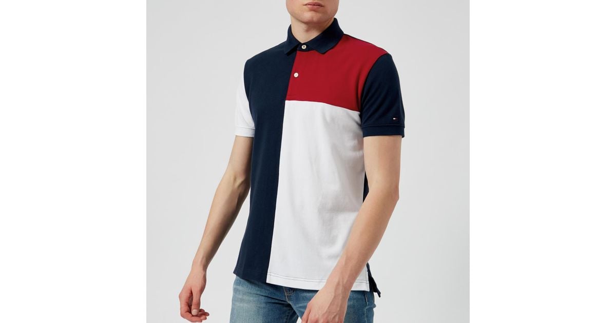 Tommy Hilfiger Homme Vêtements Tops & T-shirts T-shirts Polos Polo de rugby décontracté motif colour-block 
