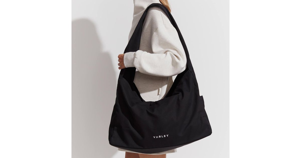 Varley Cabana Slouch Tote Bag in Black | Lyst