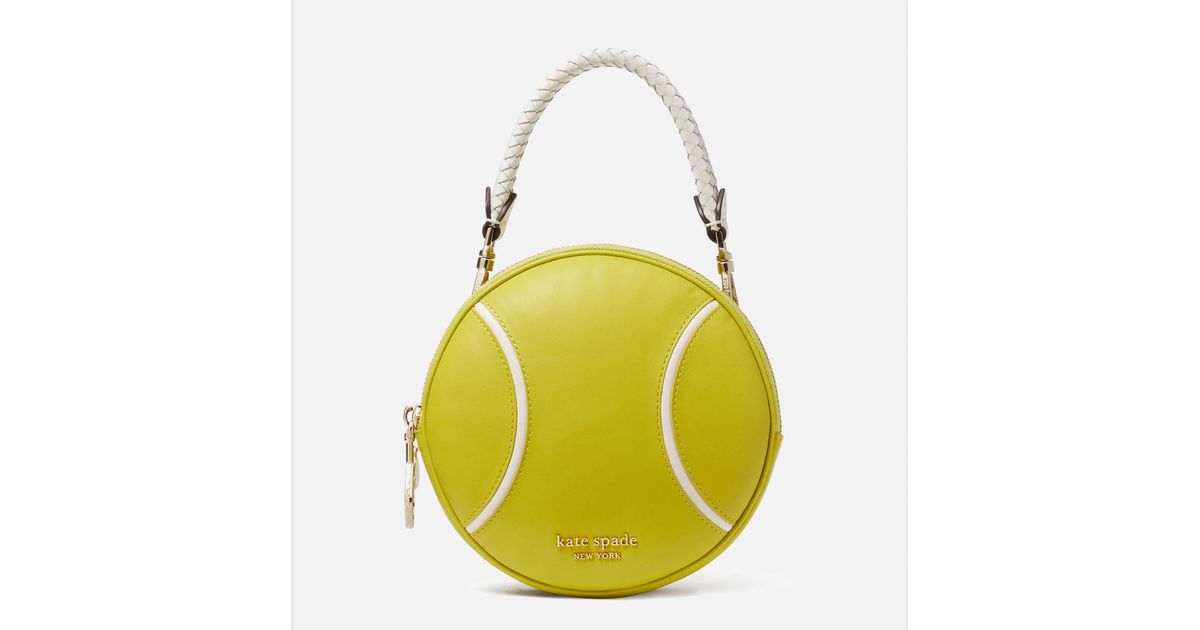Kate Spade Double Tennis Ball Small Cross Body Bag in Green Lyst