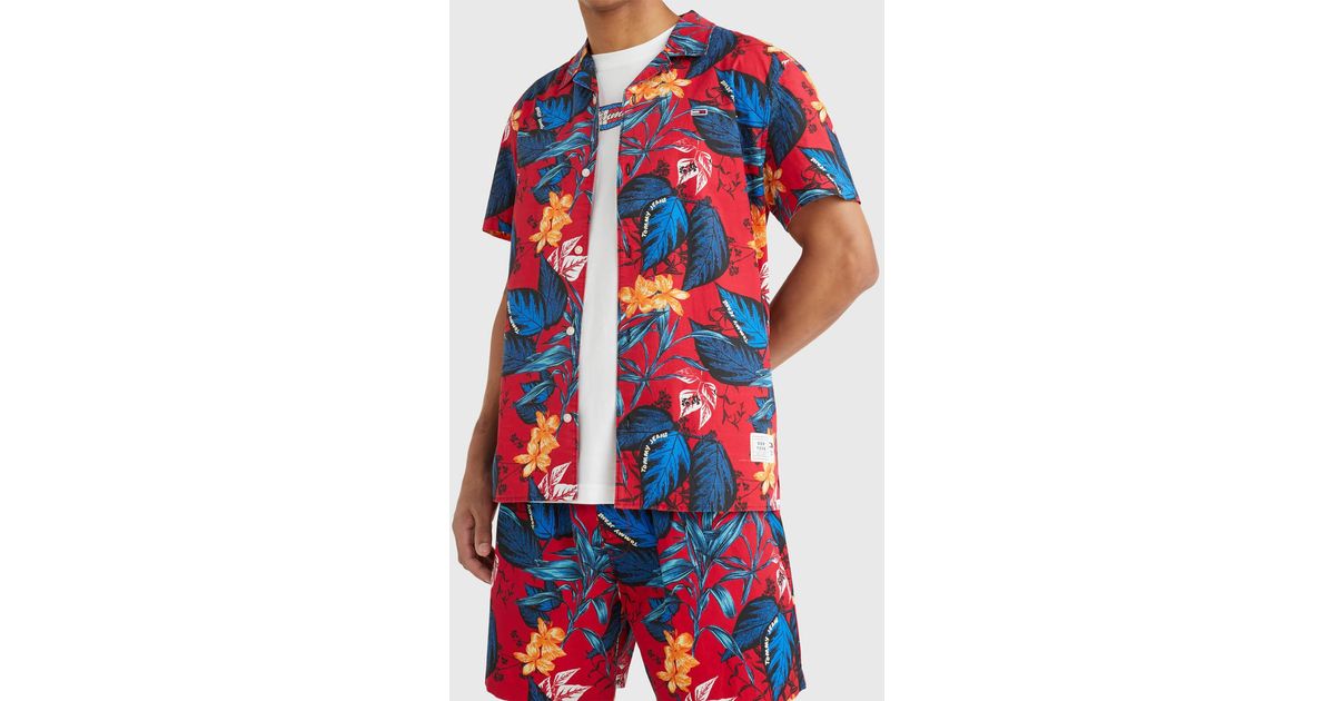 Tommy Hilfiger Hawaiian Shirt for Men | Lyst Canada