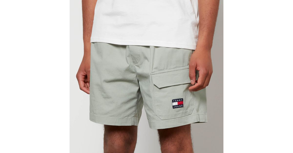 Tommy Hilfiger Pocket Beach Shorts in Green for Men | Lyst