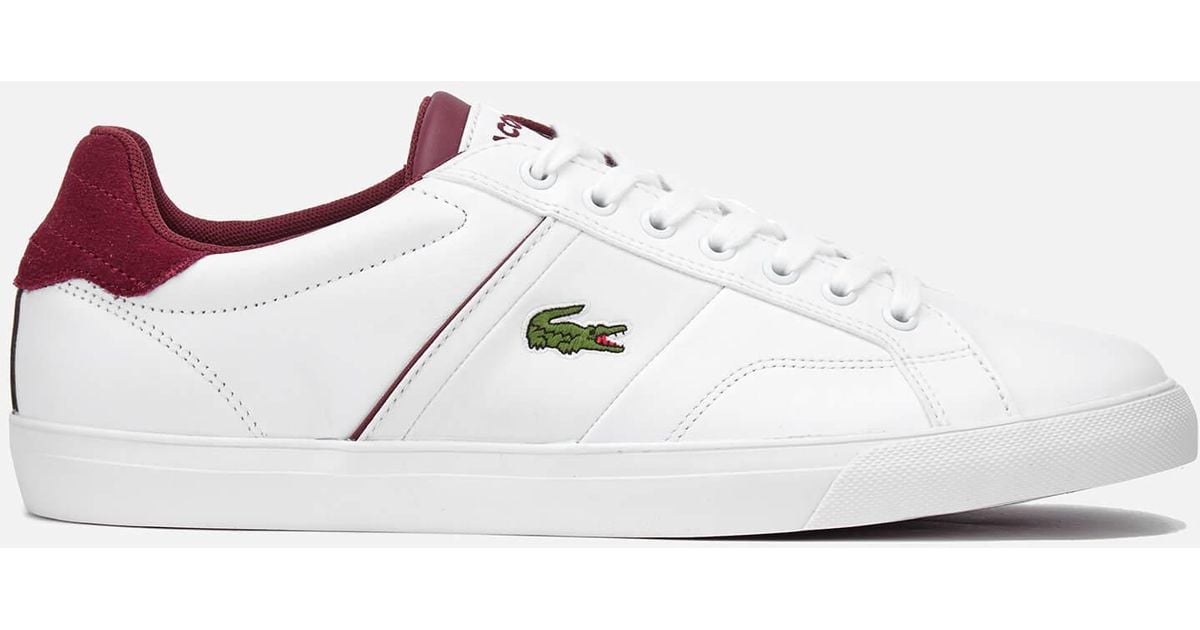 Lacoste Leather Fairlead 317 2 Trainers in White for Men - Lyst