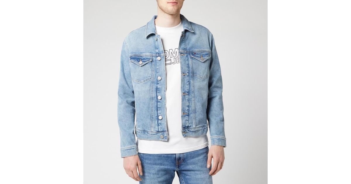 tommy jeans regular trucker jacket