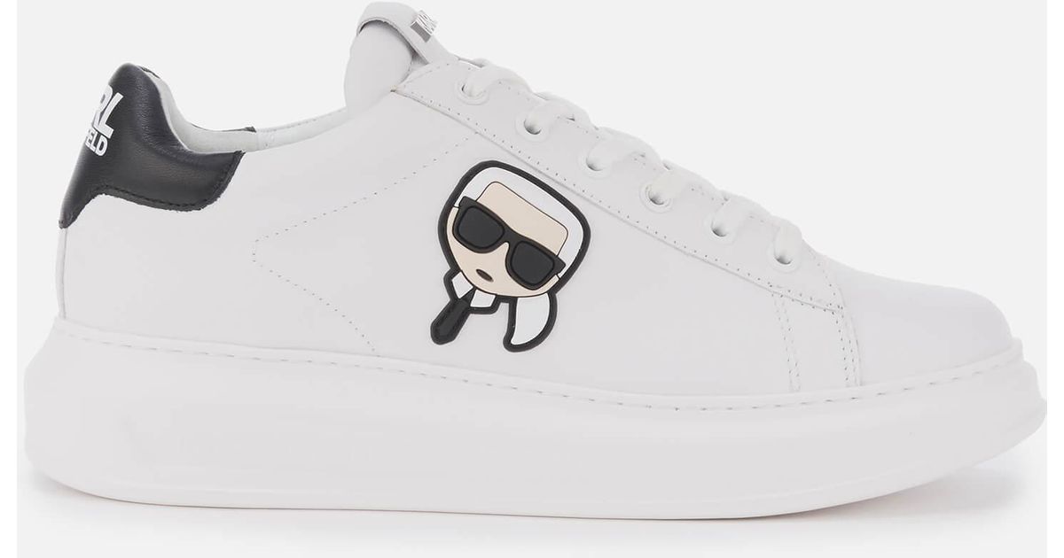 karl lagerfeld kapri 3d lace sneaker