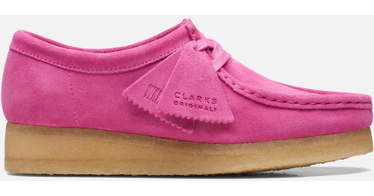 Clarks Wallabee in Pink Lyst