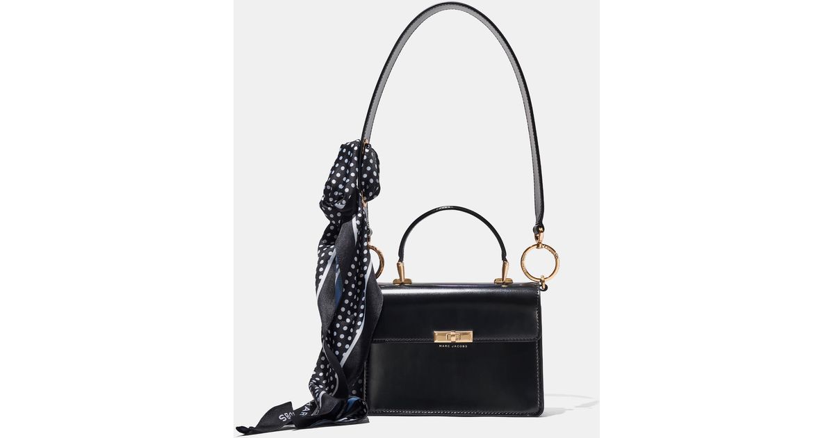 Marc Jacobs Leather Downtown Top Handle Bag in Black Lyst Australia