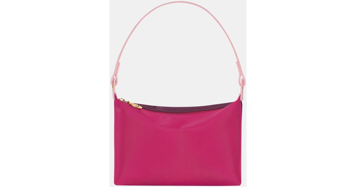 Longchamp Canvas Le Pliage Replay Shoulder Bag in Fuchsia (Pink) | Lyst Australia