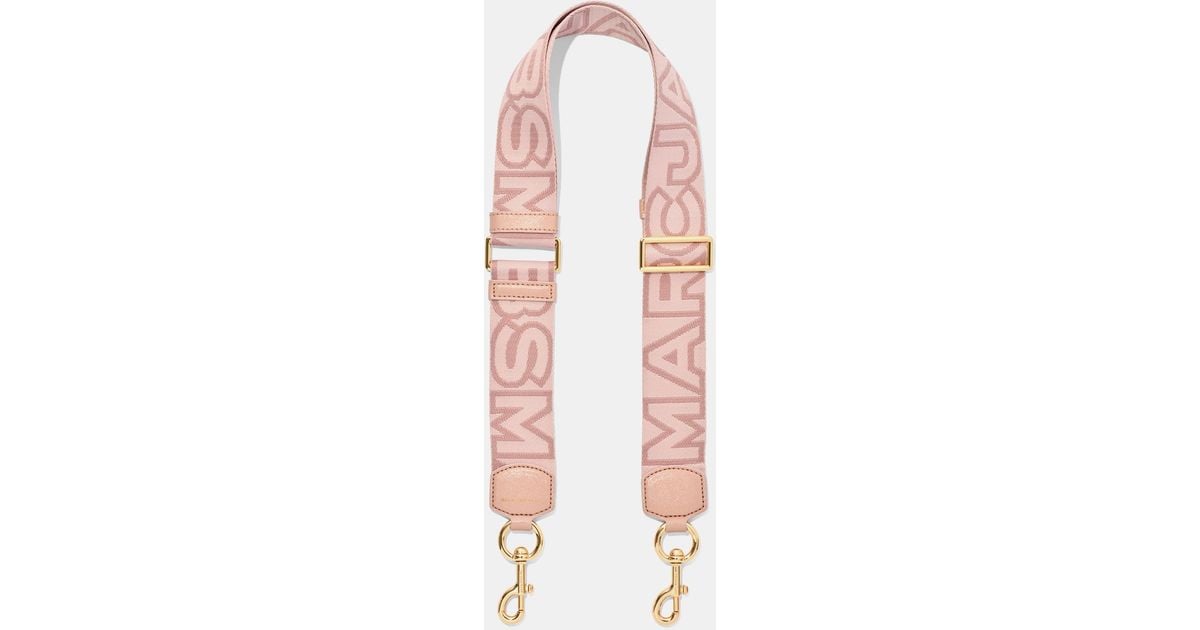 Marc Jacobs The Outline Logo Strap in Pink | Lyst Australia