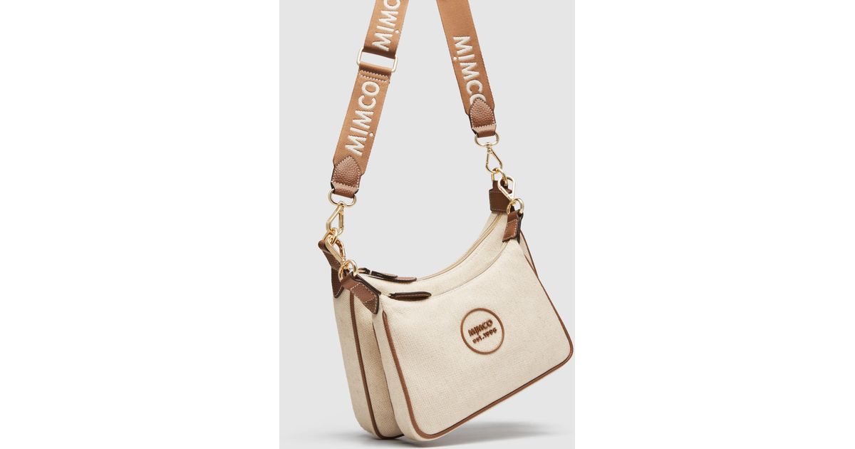 mimco black cross body bag