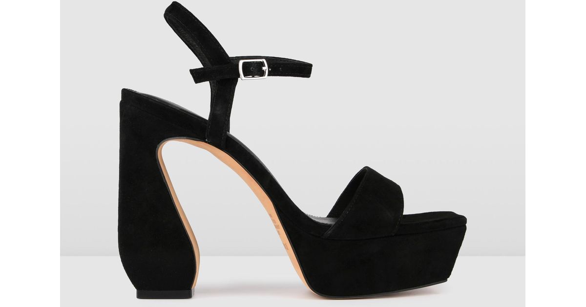 Jo Mercer Delphina High Heel Platform Sandals in Black Lyst Australia