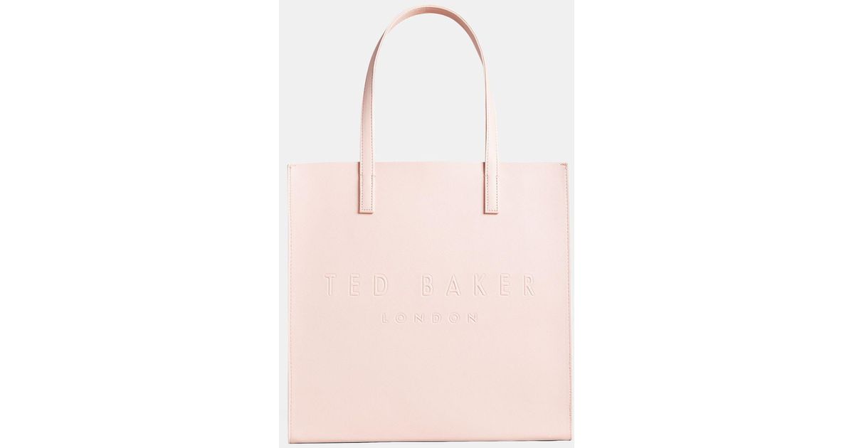 Ted Baker Soocon Crosshatch Large Icon Bag in Pink Lyst Australia