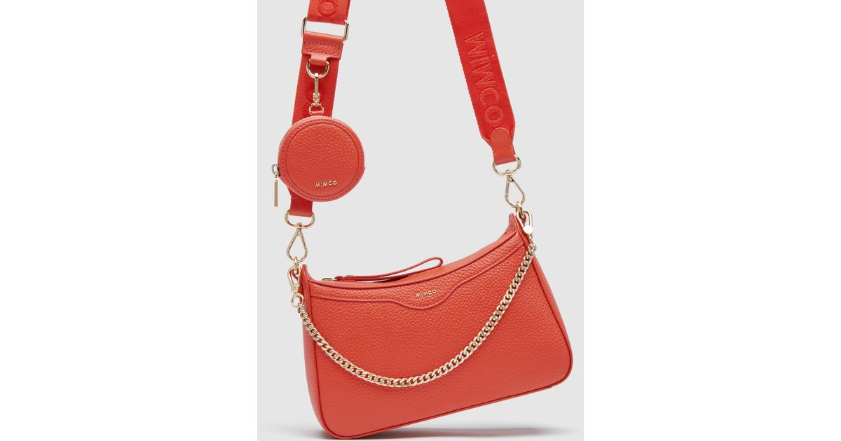 Mimco Leather Jett Crossbody Bag in Orange (Red) Lyst Australia