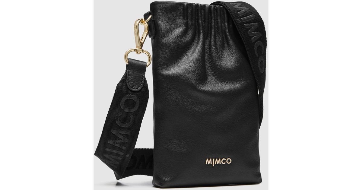 Mimco Leather Delirium Tech Cross Body Bag in Black Lyst Australia