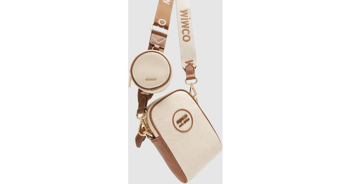mimco black cross body bag
