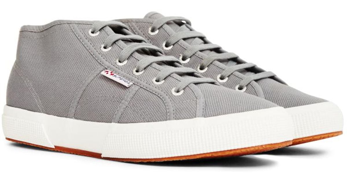 superga grey canvas