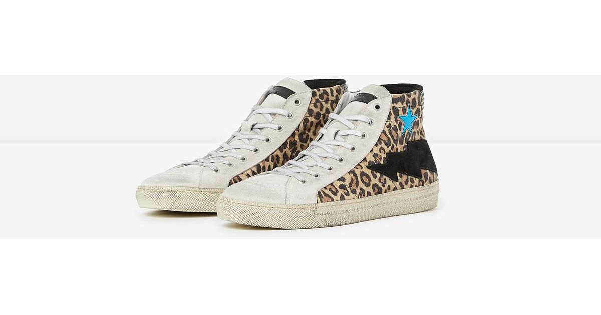 kooples high top trainers