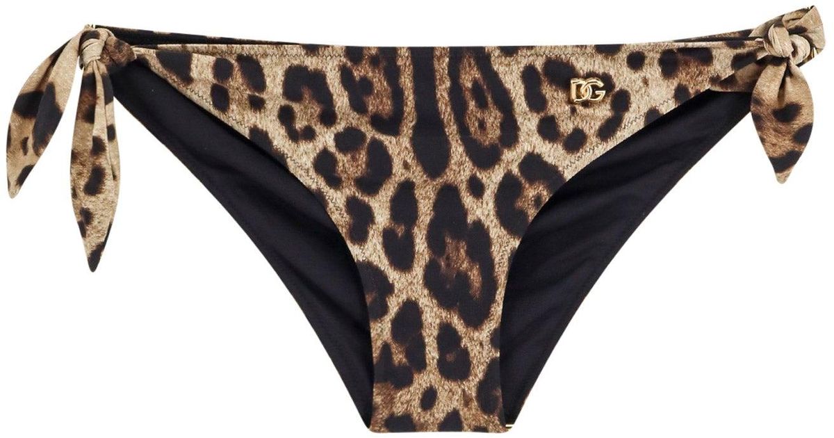 Dolce & Gabbana Black Nylon Swimwear Beachwear Bottom Bikini