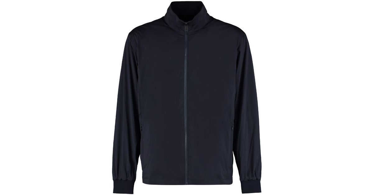 Zegna Reversible Windbreaker-jacket in Blue for Men | Lyst