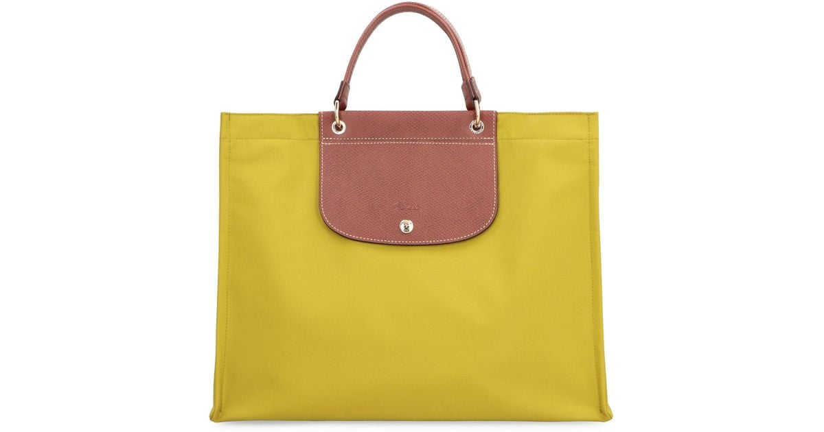 longchamp-Green-Cabas-L-Tote-