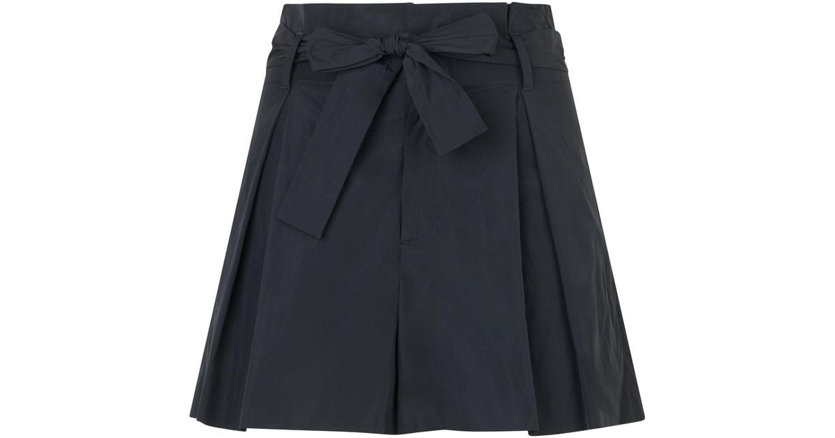 RED Valentino Elegant Short Trousers With A Refined Bow In Blue Lyst red-valentino-elegant-short-trousers-with-a-refined-bow-in-blue-lyst