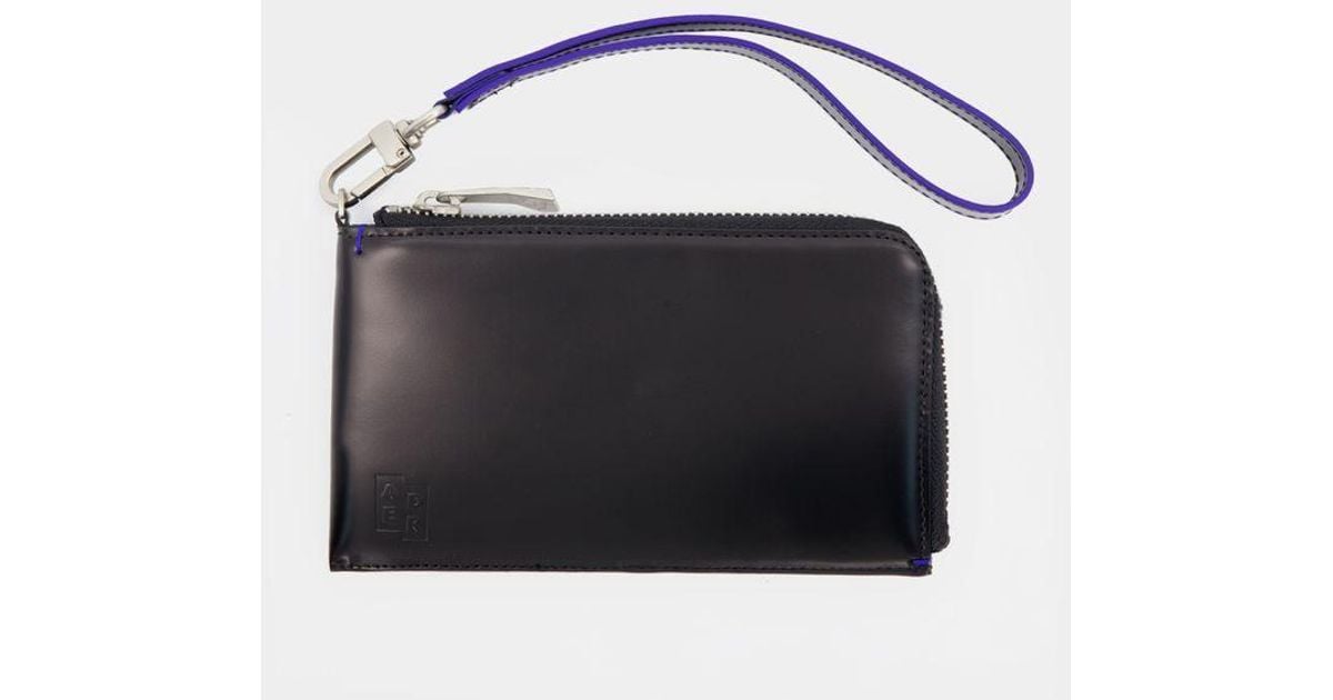 財布・小物その他 01 TRS Tag Wallet - Ader Error - Leather - Blue Ader Error 01 Trs Tag Wallet - Leather - Blue | THE LIST