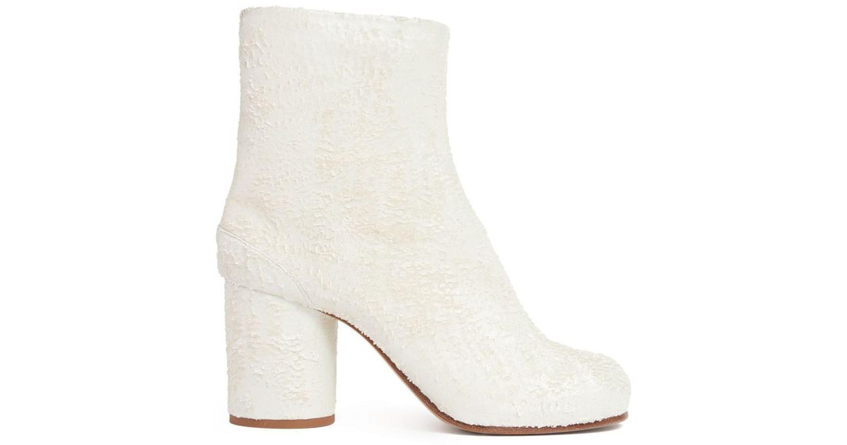 Maison Margiela Tabi Boots in White | Lyst