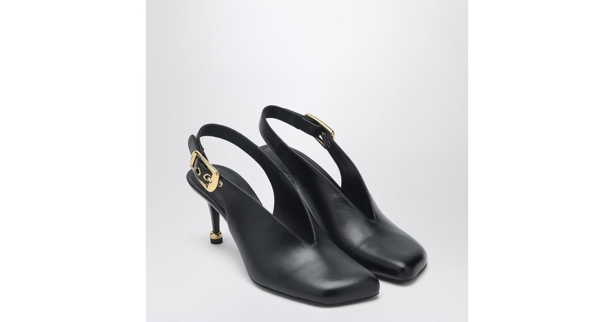 【関税&送料込】Chloe Black Slingback Decollete Andrea Chloé Slingback Décolleté Andrea in Black | Lyst