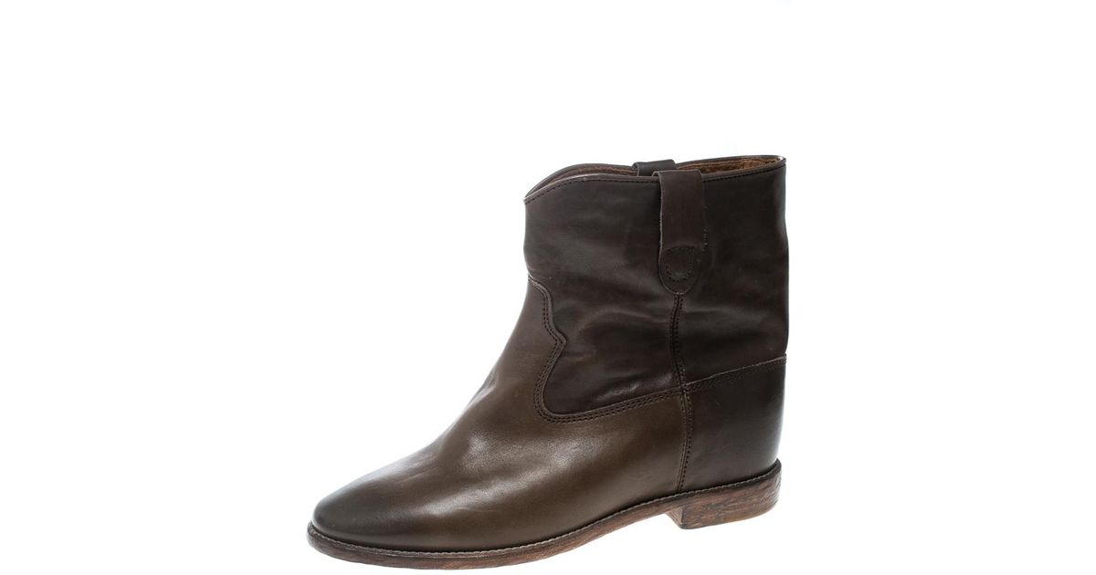 isabel marant cluster leather boots